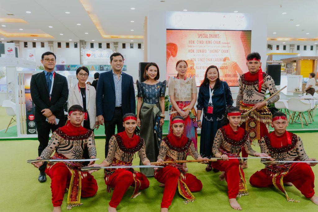 TPB PH & DOT Officials With Lapu-Lapu Arnis De Abanico At ASEAN Tourism Forum 2023, Indonesia